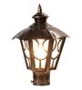 Copper Metal Gate Light