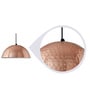 Messina Brown Metal Hanging Light