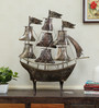 Copper Colour Metal Ship Miniature Showpiece
