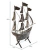 Copper Colour Metal Ship Miniature Showpiece