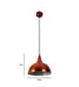 Copper Metal Single Hanging Light
