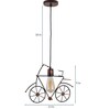 George Copper Metal Hanging Light