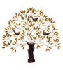 Wrought Iron Decorative Tree Wall Art In Copper