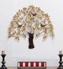 Wrought Iron Decorative Tree Wall Art In Copper
