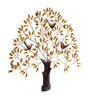 Wrought Iron Decorative Tree Wall Art In Copper