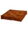 Copper Solid Polyester 20x20 Inches Floor Cushion
