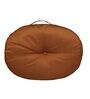 Copper Solid Polyester 22x22 Inches Floor Cushion