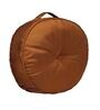 Copper Solid Polyester 22x22 Inches Floor Cushion
