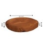 Copper Solid Polyester 22x22 Inches Floor Cushion