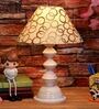 Copper & Gold Shade Table Lamp With Metal Base