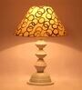 Copper & Gold Shade Table Lamp With Metal Base
