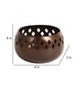Copper Textured Etching Tealight Holder