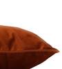Copper Solid Velvet 20 x 20 Inches Cushion Cover
