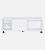Cora TV Console In Frosty White Finish