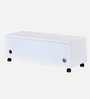 Cora TV Console In Frosty White Finish
