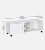 Cora TV Console In Frosty White Finish
