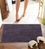 Coral  Solid MicroFibre 14x10 Inches Antiskid Bath Mats