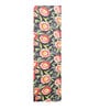 Floral Passion (72x13) Coral & Black Cotton Table Runner