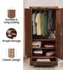 Coral Cane 2 Door Wardrobe In Sheesham Wood Finish