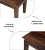 Coral Cane Dining Bench In Sheesham Wood Finish