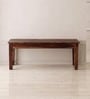 Coral Cane Dining Bench In Sheesham Wood Finish
