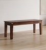Coral Cane Dining Bench In Sheesham Wood Finish