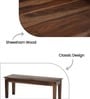 Coral Cane Dining Bench In Sheesham Wood Finish