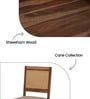Coral Cane Dining Chair In Sheesham Wood Finish