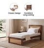 Coral Cane Single Bed In Sheesham Wood Finish
