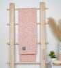 Coral Banana Jacquard Floral 250 GSM Bath Towel