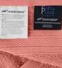 Coral Haze 500 GSM 100% Cotton Hand Towel (Set of 4)