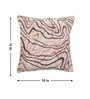 Coral Polyester Abstract 16x16 inches Cushion Covers Set of 3