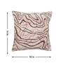 Coral Polyester Abstract 16x16 inches Cushion Covers Set of 5