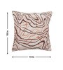 Coral Polyester Abstract 18x18 inches Cushion Cover