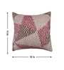 Coral Polyester Geometric 16x16 inches Cushion Covers Set of 2