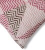 Coral Polyester Geometric 18x18 inches Cushion Covers Set of 2