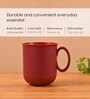 Coral Statement Coffee Mug 350 ml (1 Pc)Rice Husk Biocomposite