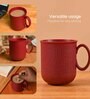 Coral Statement Coffee Mug 350 ml (4 Pc)Rice Husk Biocomposite