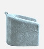 Coral Textured Organic Kids Lounge Chair In Lightblue Colour