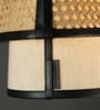 Coralis Pendant Lamp with Natural Bamboo Mesh