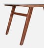 Corbel Acacia Wood 4 Seater Dining Set In Natural Glazed Finish with Revolving Chair In Beige Fabric Corbel Acacia Wood 4 Seater Dining Set In Natural Glazed Finish with Revolving Chair In Beige Fabric