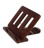 Corbett Ergonomic Sheeham Wood Laptop Stand in Walnut Finish
