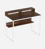 Corbyn Plus Writing Table In Brown Maple Finish