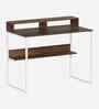 Corbyn Plus Writing Table In Brown Maple Finish