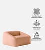 Corduroy Velvet Kids Sofa In Blush Pink Colour Corduroy Velvet Kids Sofa In Blush Pink Colour