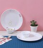 Circular Design Opalware Dinner Set