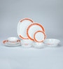 Tickled Pink Opal ware Dinner Set- Set of 21Pcs