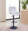 Corner Bar Chair In White Color