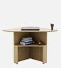 Corner Writing Table in Urban Teak Finish