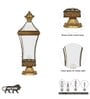 Corte Brass And Glass Outdoor Light